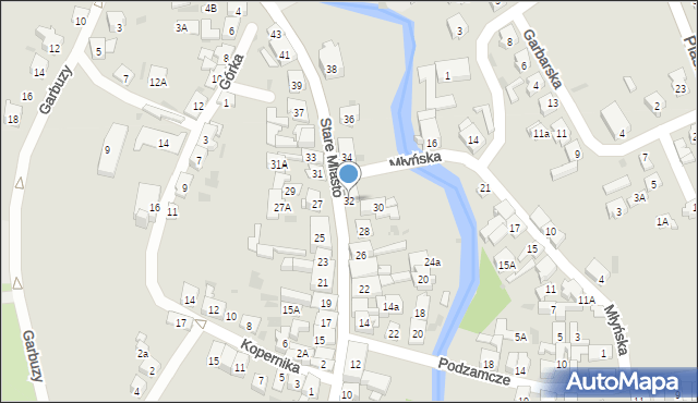 Lidzbark, Stare Miasto, 32, mapa Lidzbark