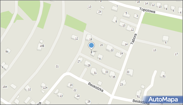 Limanowa, Staniszewskiego Józefa, 8, mapa Limanowa