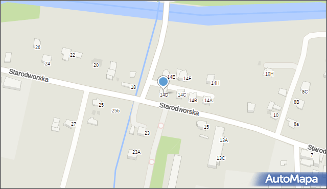 Limanowa, Starodworska, 14D, mapa Limanowa