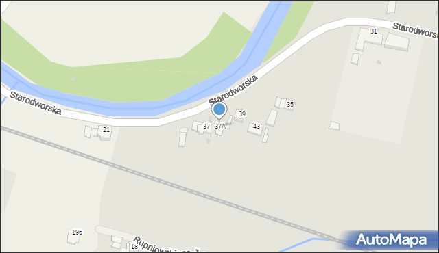 Limanowa, Starodworska, 37A, mapa Limanowa