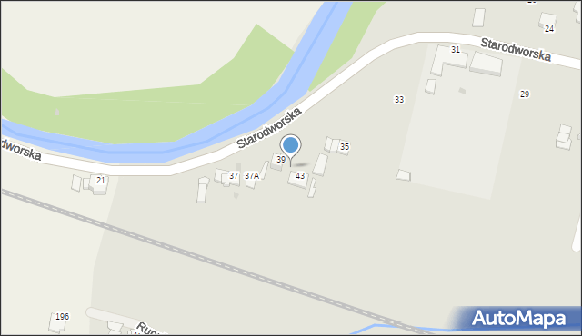 Limanowa, Starodworska, 41, mapa Limanowa