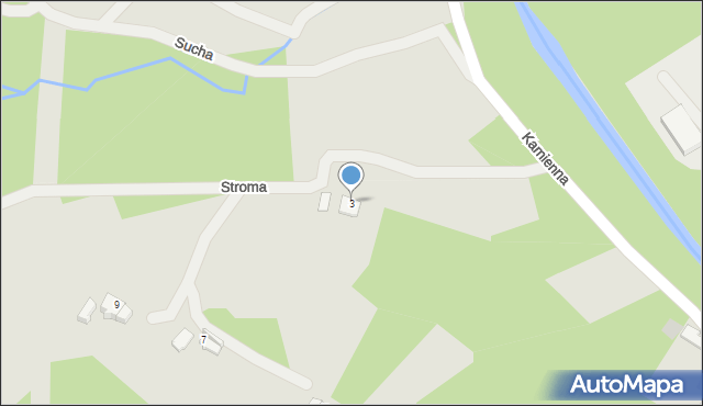 Limanowa, Stroma, 3, mapa Limanowa