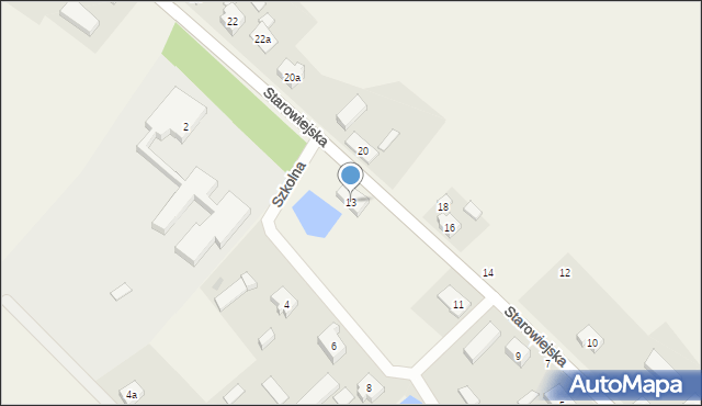 Liniewo, Starowiejska, 13, mapa Liniewo