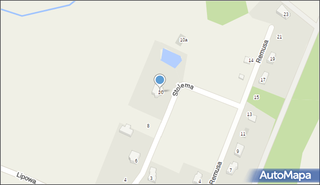 Lipusz, Stolema, 10, mapa Lipusz