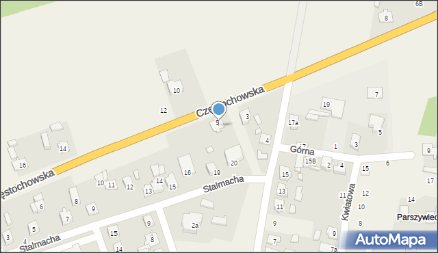 Lisów, Stalmacha Pawła, 18, mapa Lisów