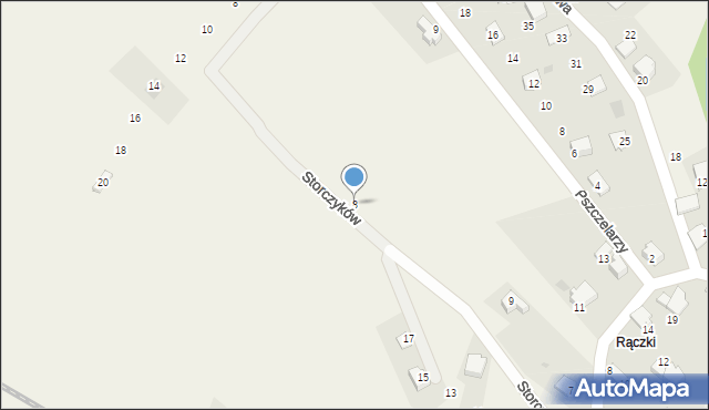 Łodygowice, Storczyków, 8, mapa Łodygowice