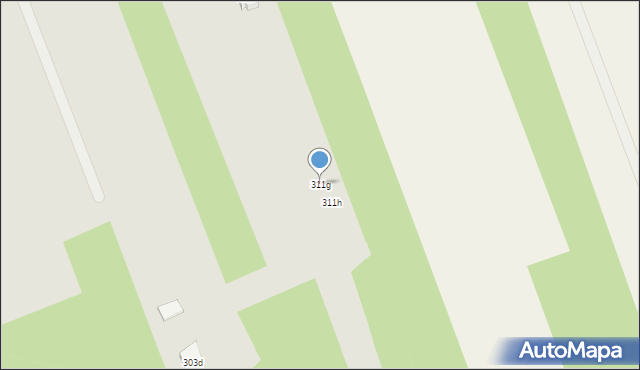 Łódź, Strykowska, 311g, mapa Łodzi