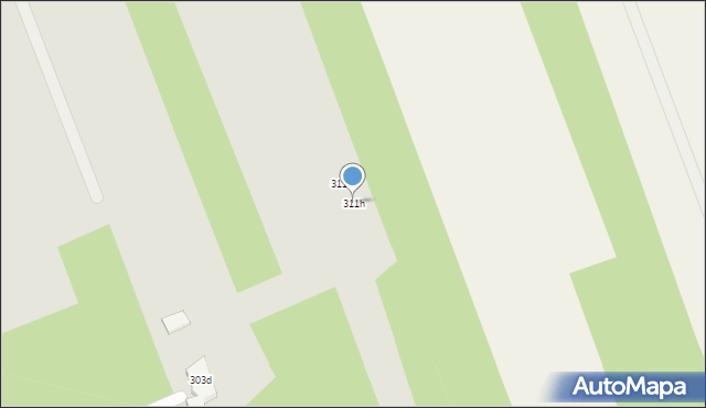 Łódź, Strykowska, 311h, mapa Łodzi