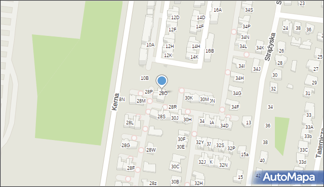 Łódź, Stokowska, 28O, mapa Łodzi