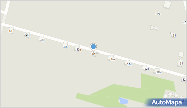 Łódź, Stare Złotno, 32f, mapa Łodzi