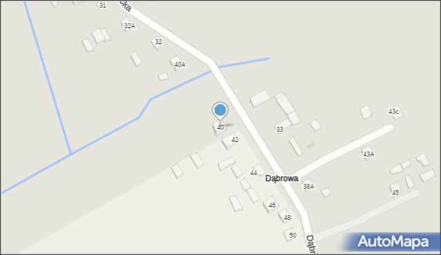 Łopuszno, Strażacka, 40, mapa Łopuszno