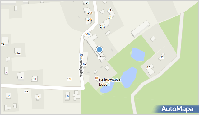 Łosino, Starowiejska, 16, mapa Łosino