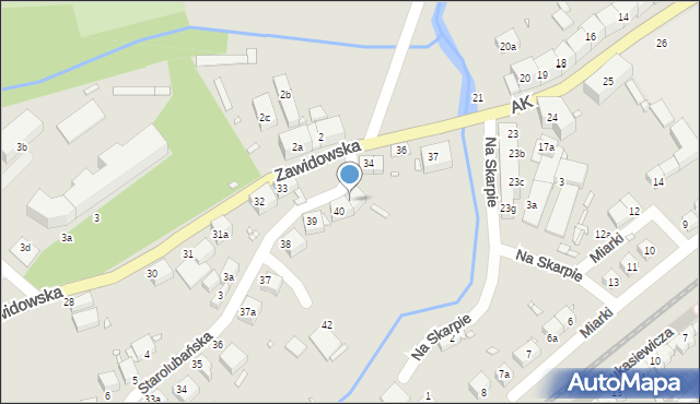 Lubań, Starolubańska, 41, mapa Lubań