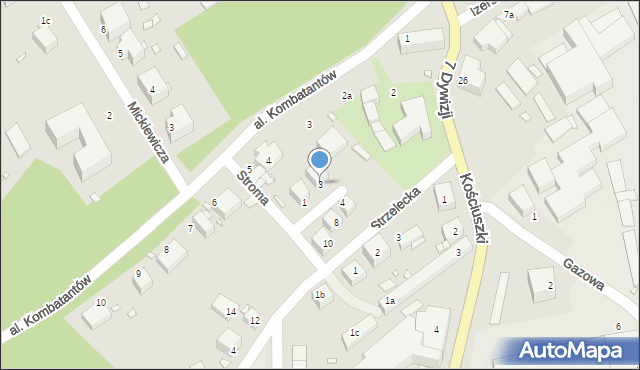 Lubań, Stroma, 3, mapa Lubań