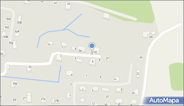 Lubań, Strumykowa, 11, mapa Lubań