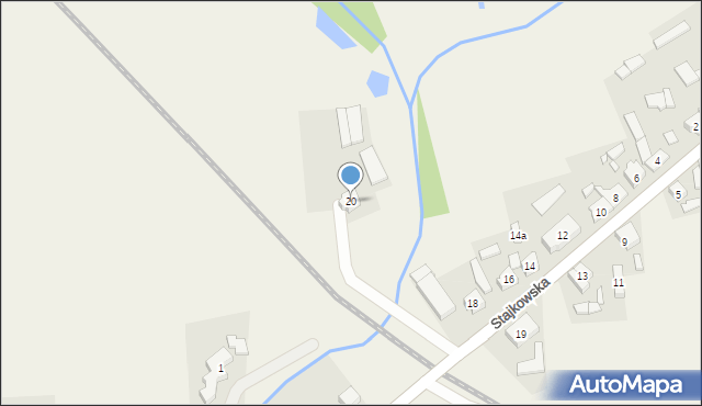 Lubasz, Stajkowska, 20, mapa Lubasz