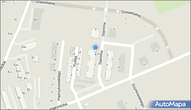 Lubin, Stamma Feliksa, 5, mapa Lubin