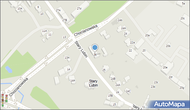 Lubin, Stary Lubin, 26, mapa Lubin