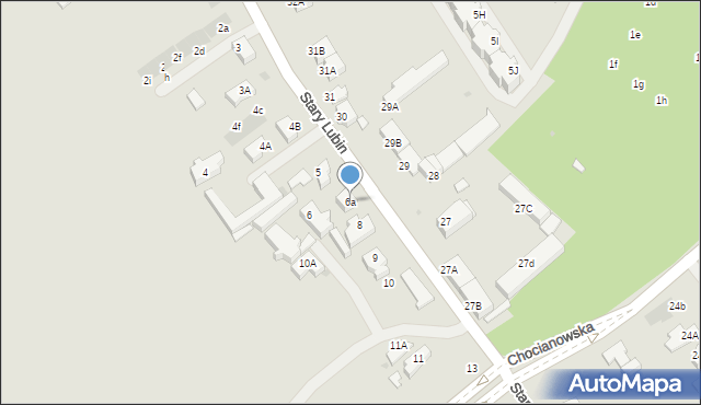 Lubin, Stary Lubin, 6a, mapa Lubin