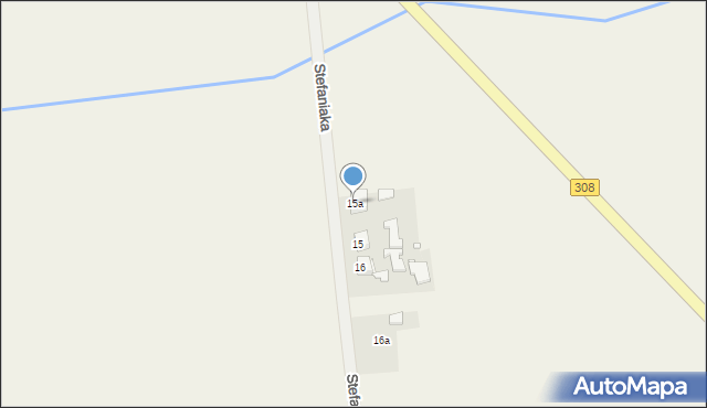 Lubiń, Stefaniaka Stanisława, 15a, mapa Lubiń