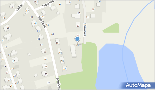 Lubiszewo Tczewskie, Stawowa, 16, mapa Lubiszewo Tczewskie