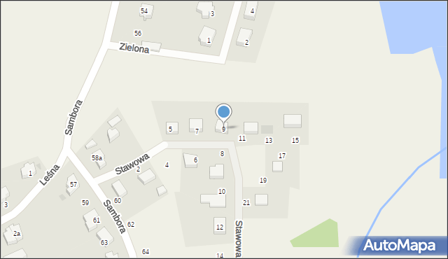 Lubiszewo Tczewskie, Stawowa, 9, mapa Lubiszewo Tczewskie