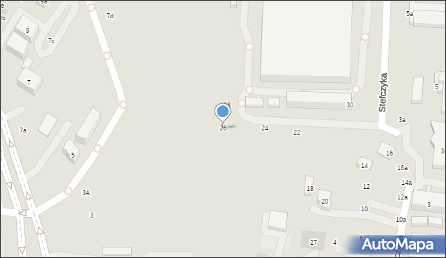 Lublin, Stefczyka Franciszka, 26, mapa Lublina