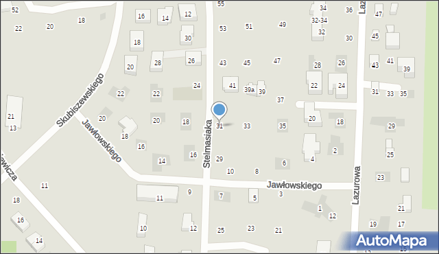 Lublin, Stelmasiaka Mieczysława, 31, mapa Lublina
