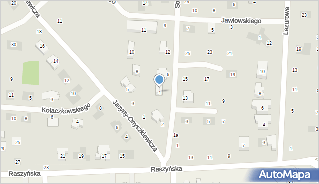 Lublin, Stelmasiaka Mieczysława, 4, mapa Lublina