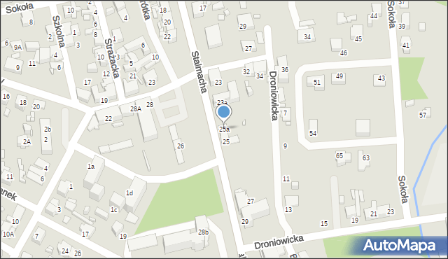 Lubliniec, Stalmacha, 25a, mapa Lubliniec