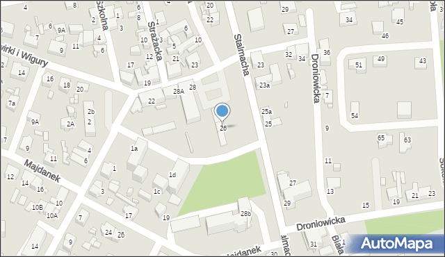 Lubliniec, Stalmacha, 26, mapa Lubliniec