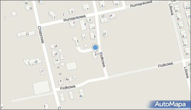 Lubliniec, Storczykowa, 3, mapa Lubliniec