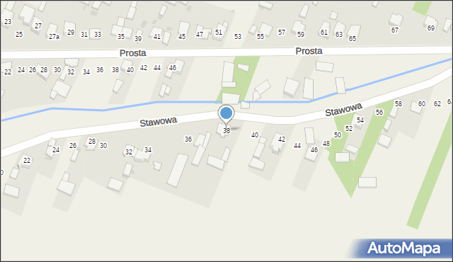 Lubojenka, Stawowa, 38, mapa Lubojenka
