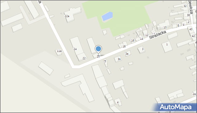 Lubraniec, Strażacka, 20, mapa Lubraniec