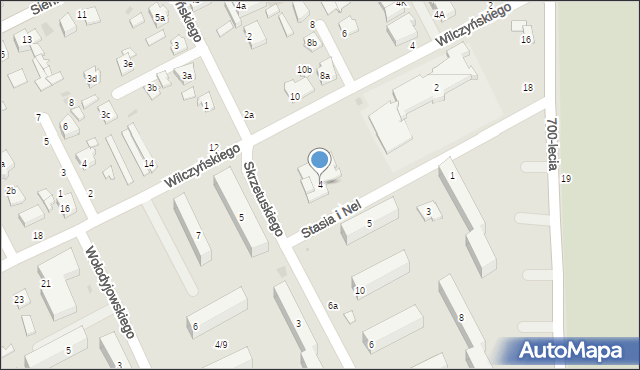 Łuków, Stasia i Nel, 4, mapa Łuków