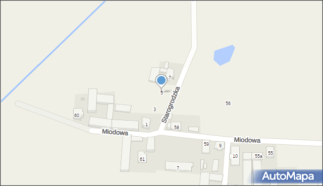 Lutogniew, Starogrodzka, 5, mapa Lutogniew