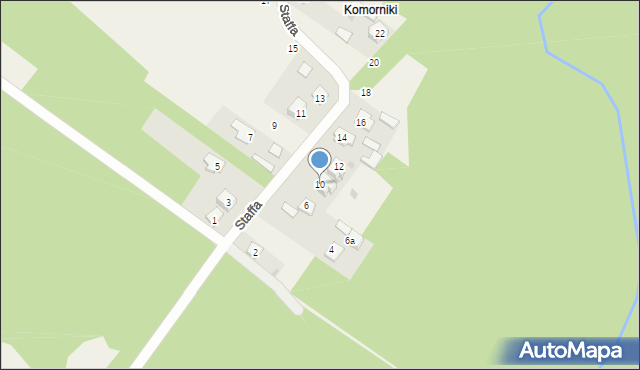 Majków, Staffa Leopolda, 10, mapa Majków