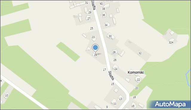 Majków, Staffa Leopolda, 19, mapa Majków