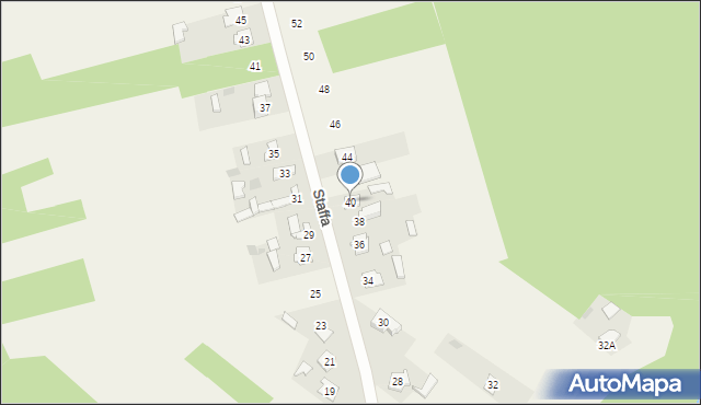 Majków, Staffa Leopolda, 40, mapa Majków