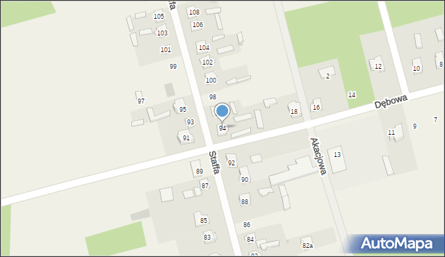 Majków, Staffa Leopolda, 94, mapa Majków