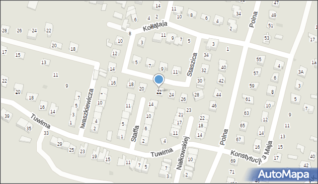 Maków Mazowiecki, Staszica Stanisława, 22, mapa Maków Mazowiecki