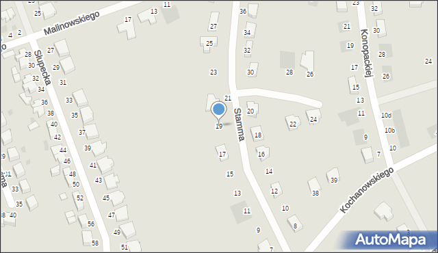 Malbork, Stamma Feliksa, 19, mapa Malborka