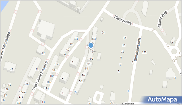 Malbork, Stare Miasto, 6/2, mapa Malborka