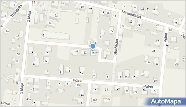Malczyce, Strażacka, 10, mapa Malczyce