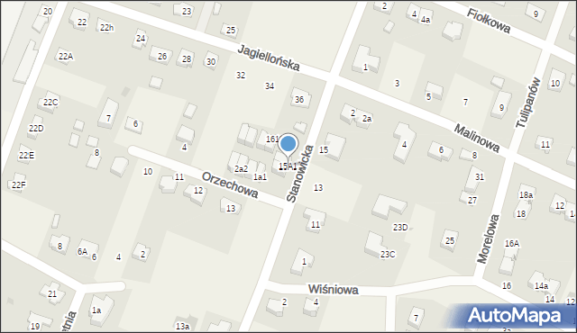 Marcinkowice, Stanowicka, 15A15, mapa Marcinkowice