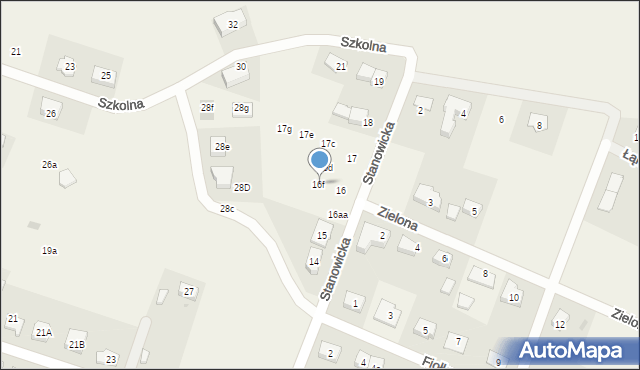 Marcinkowice, Stanowicka, 16f, mapa Marcinkowice