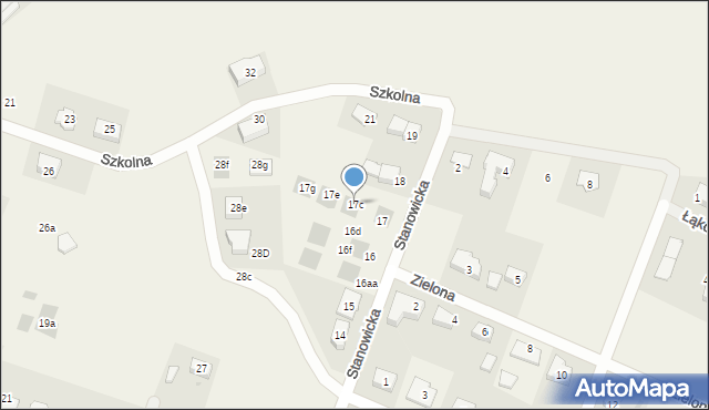 Marcinkowice, Stanowicka, 17c, mapa Marcinkowice