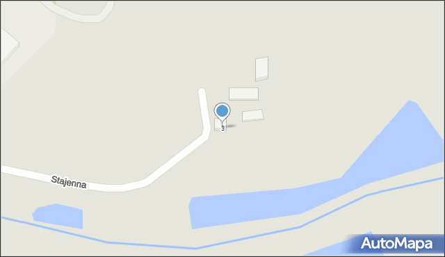 Margonin, Stajenna, 3, mapa Margonin