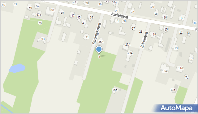 Mariew, Strumykowa, 3, mapa Mariew