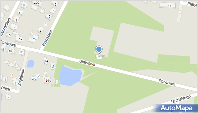 Marki, Stawowa, 11, mapa Marki